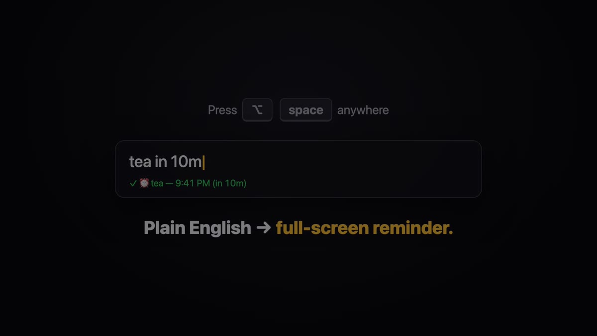 Cue quick reminder